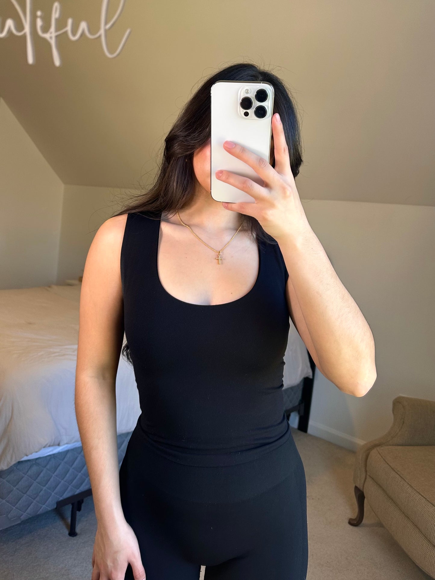 Black Buttery Soft Tank