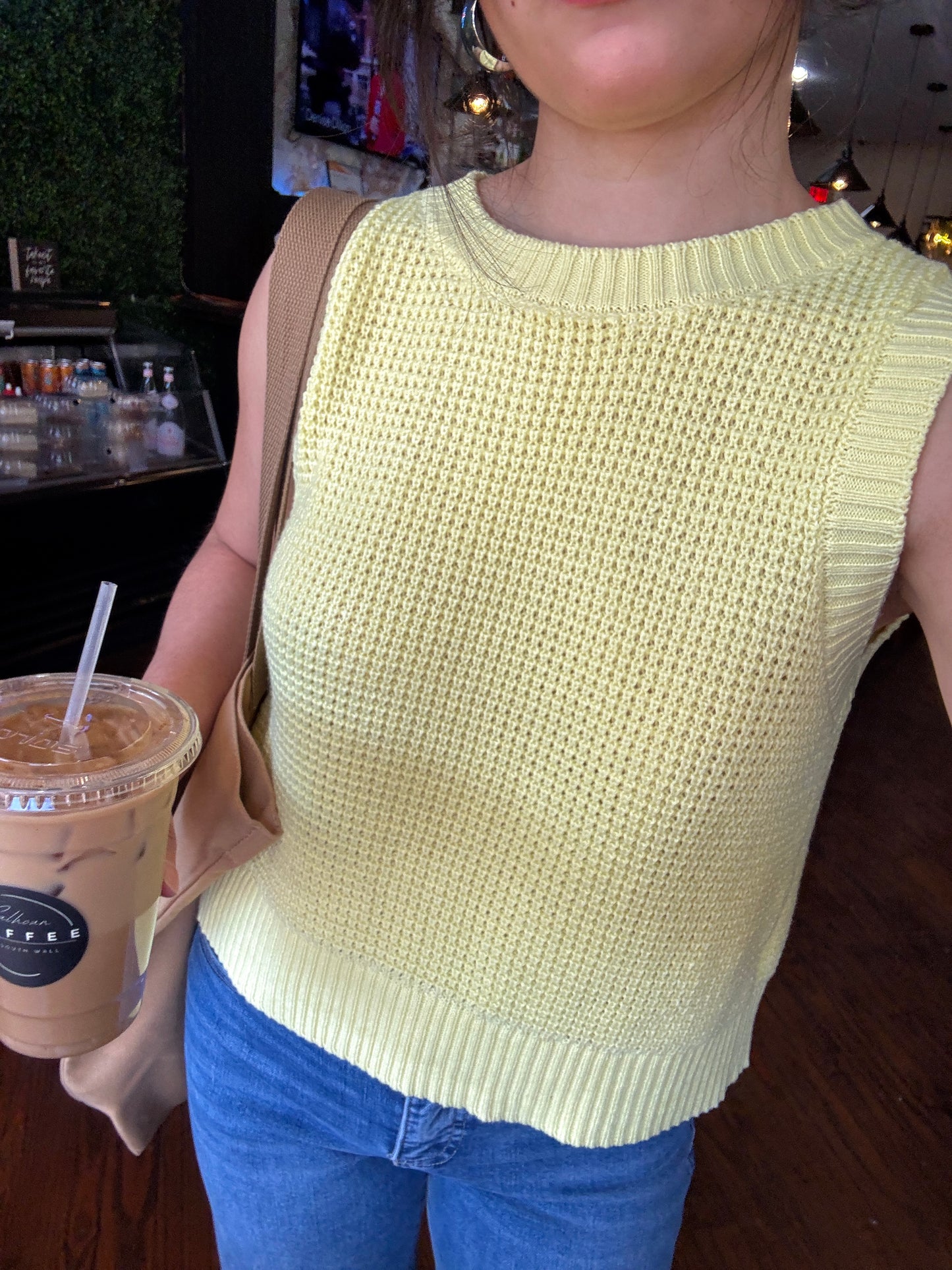 Sunshine Open Back Knit Top