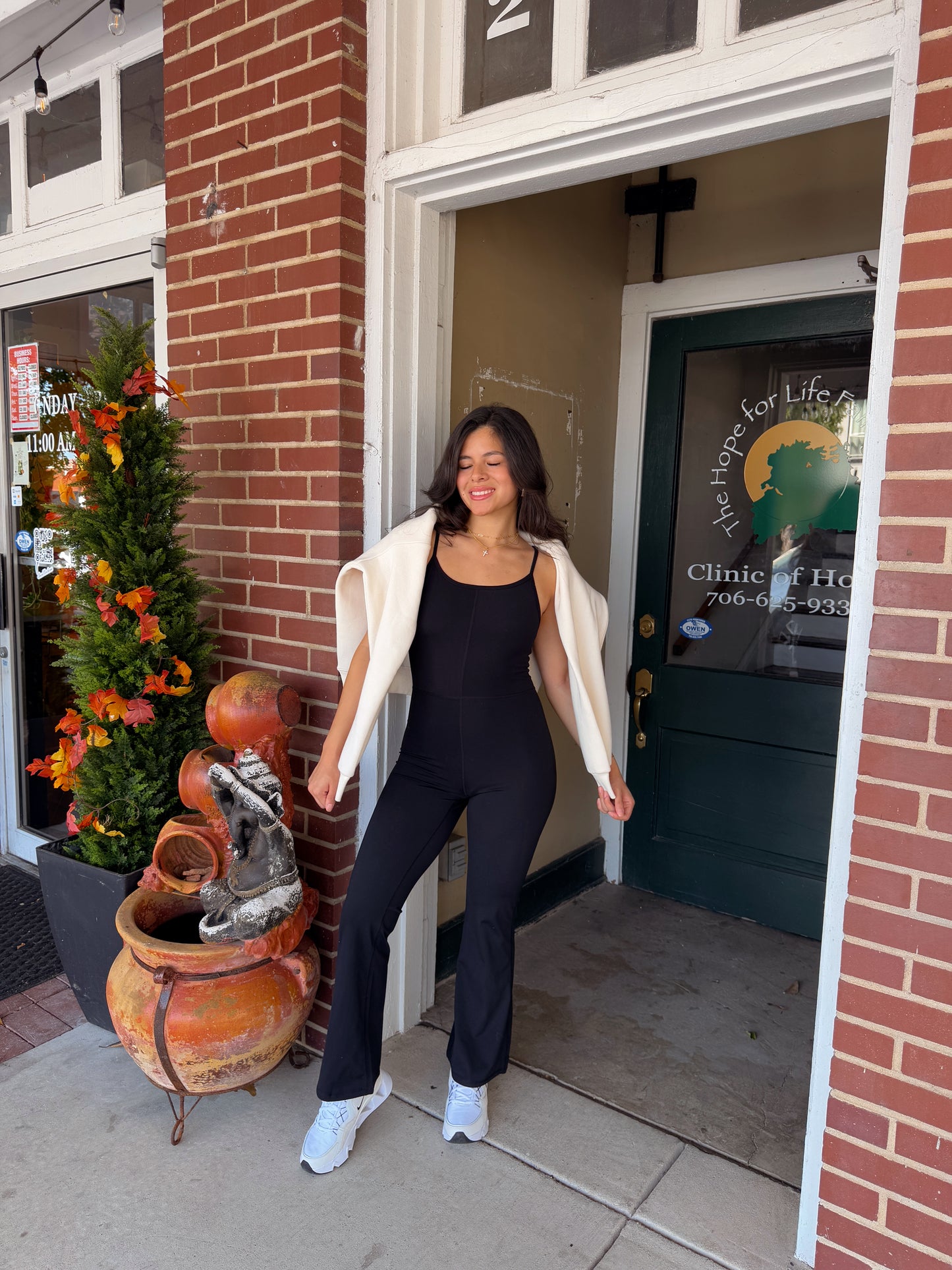 Black Butter Soft Flare Jumpsuit