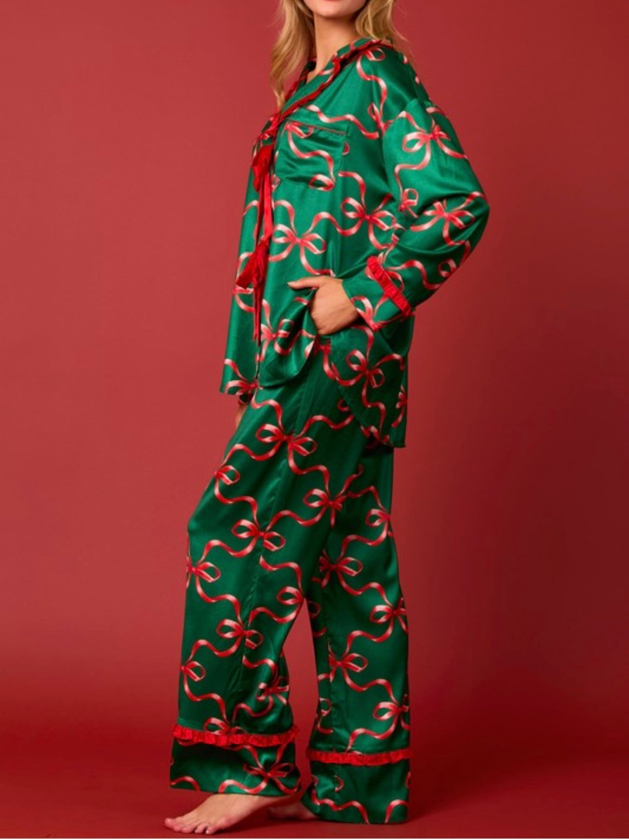 A Coquette Christmas Pajamas
