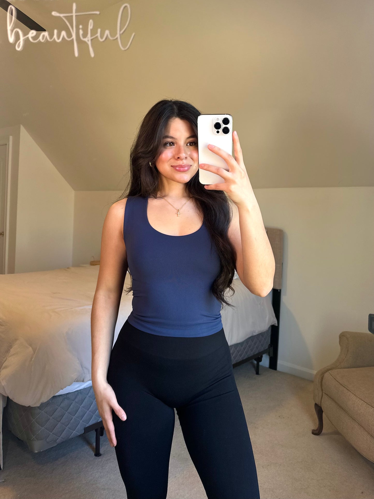 Navy Blue Buttery Soft Tank