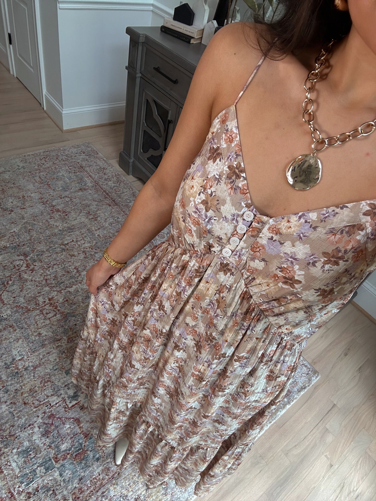 Harvest Breeze Floral Dress