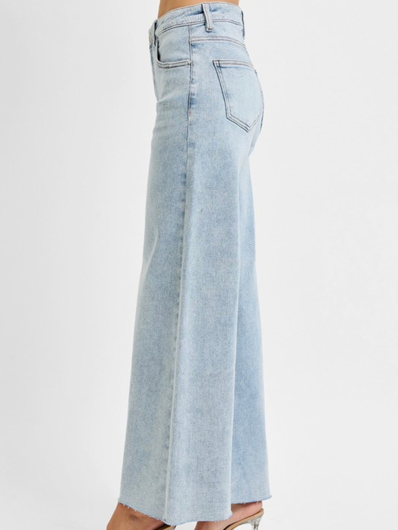 Light Wash Wide Leg Jeans