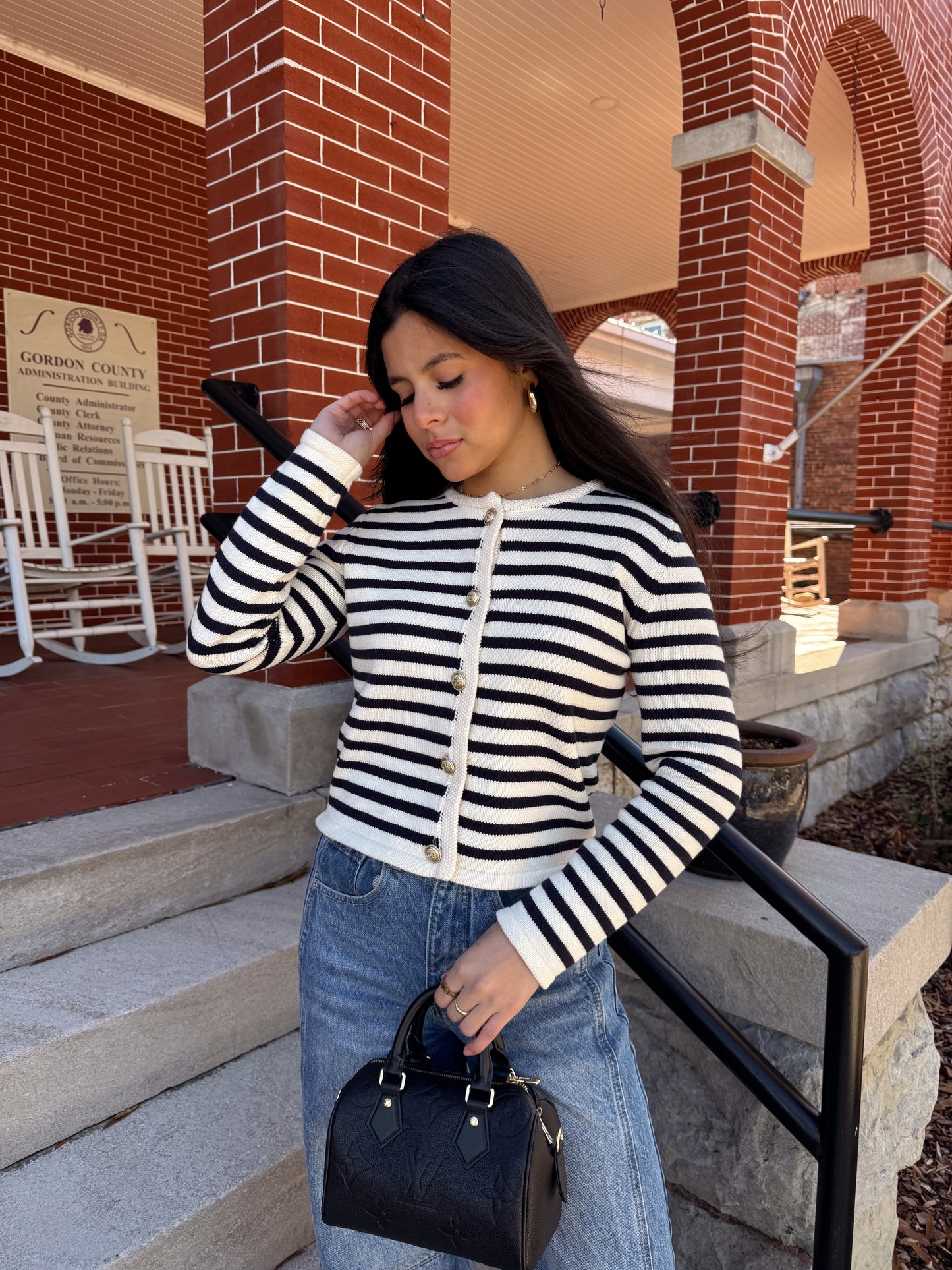 Classy Girl Gold Button Cardigan