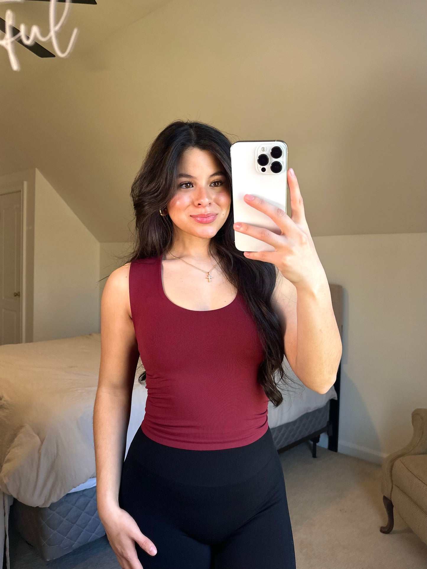Burgundy Buttery Soft Tank