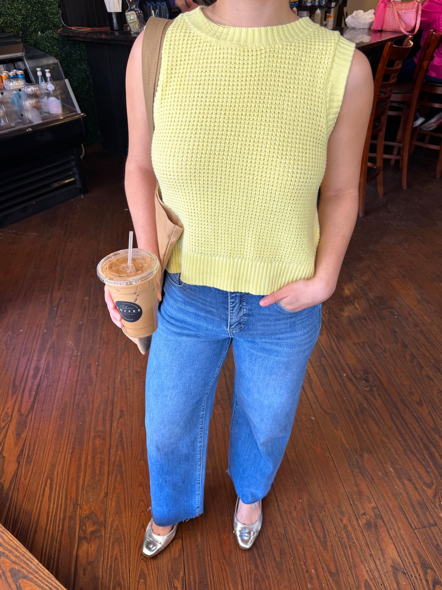Sunshine Open Back Knit Top