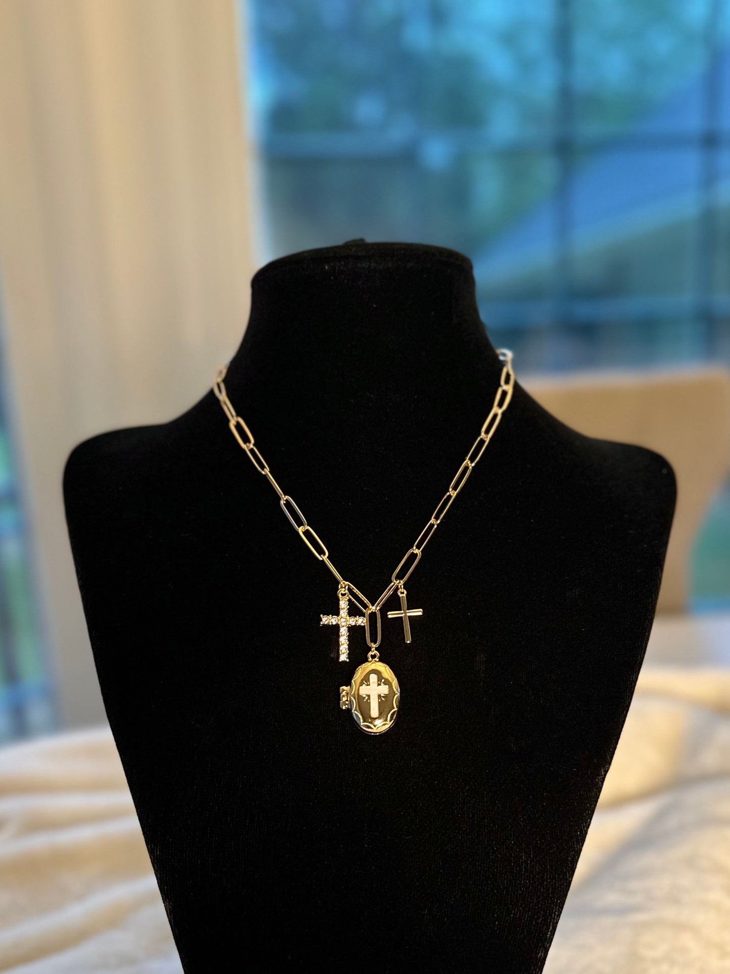 Cross Charm Necklace