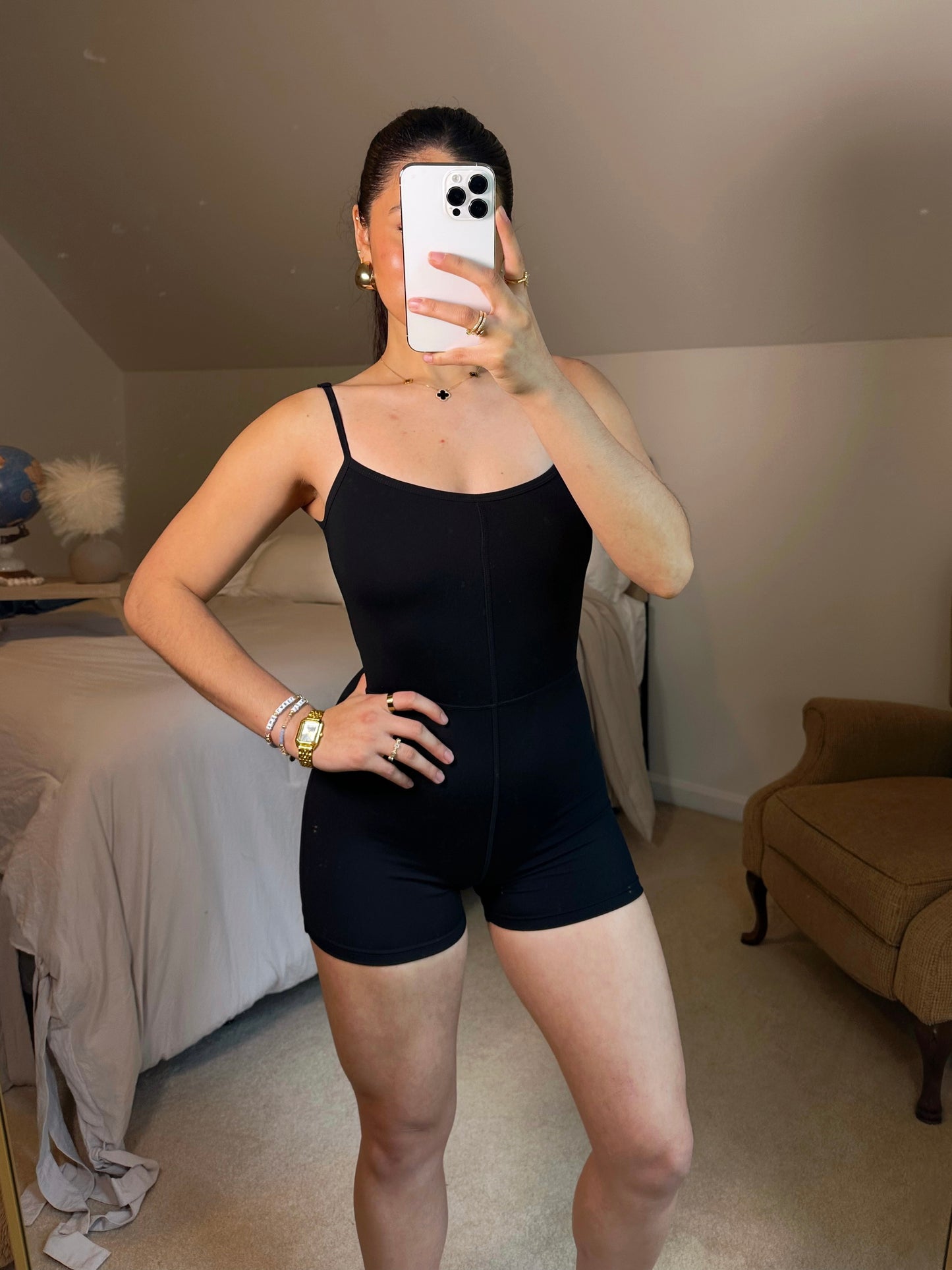 Black Butter Active Romper