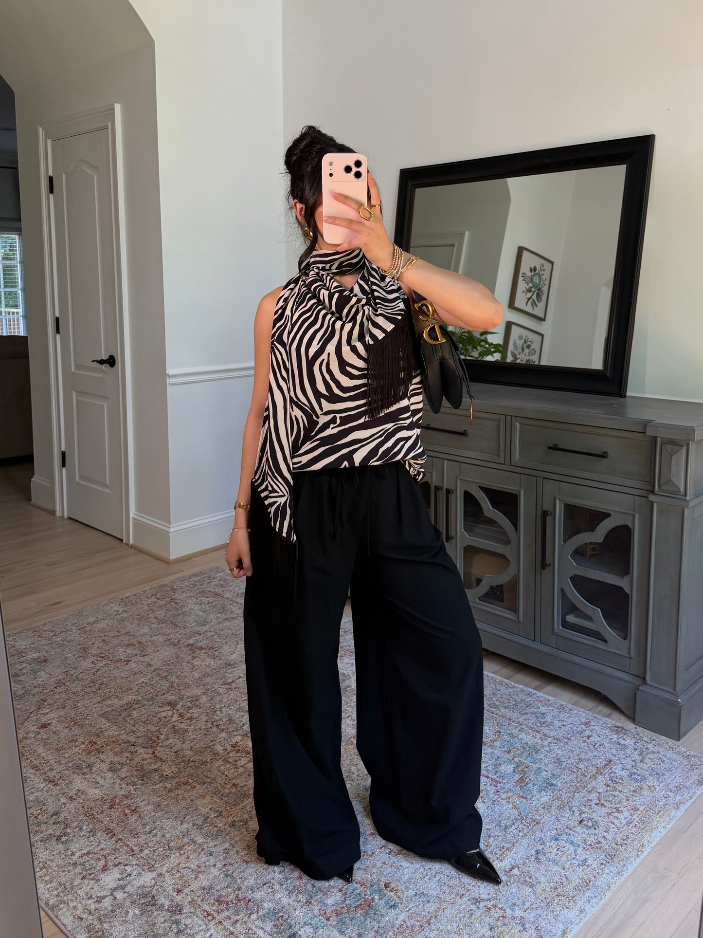 Everyday Wide Leg Black Pants