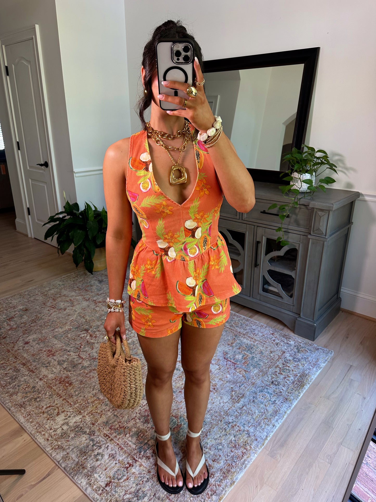 Tropical Fruit Paradise Shorts