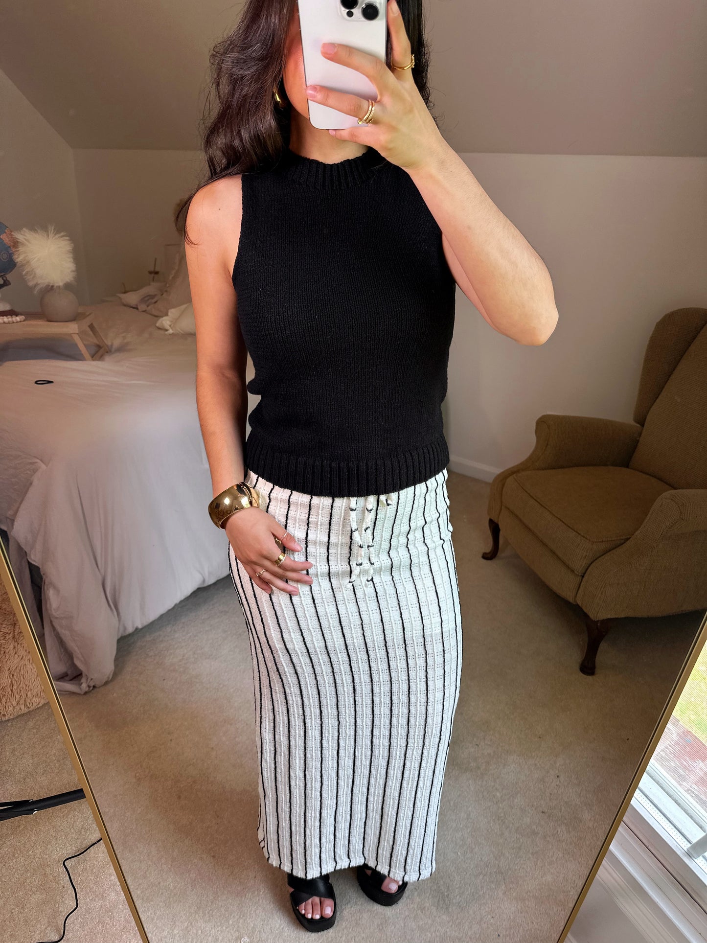 Black Knit Tank