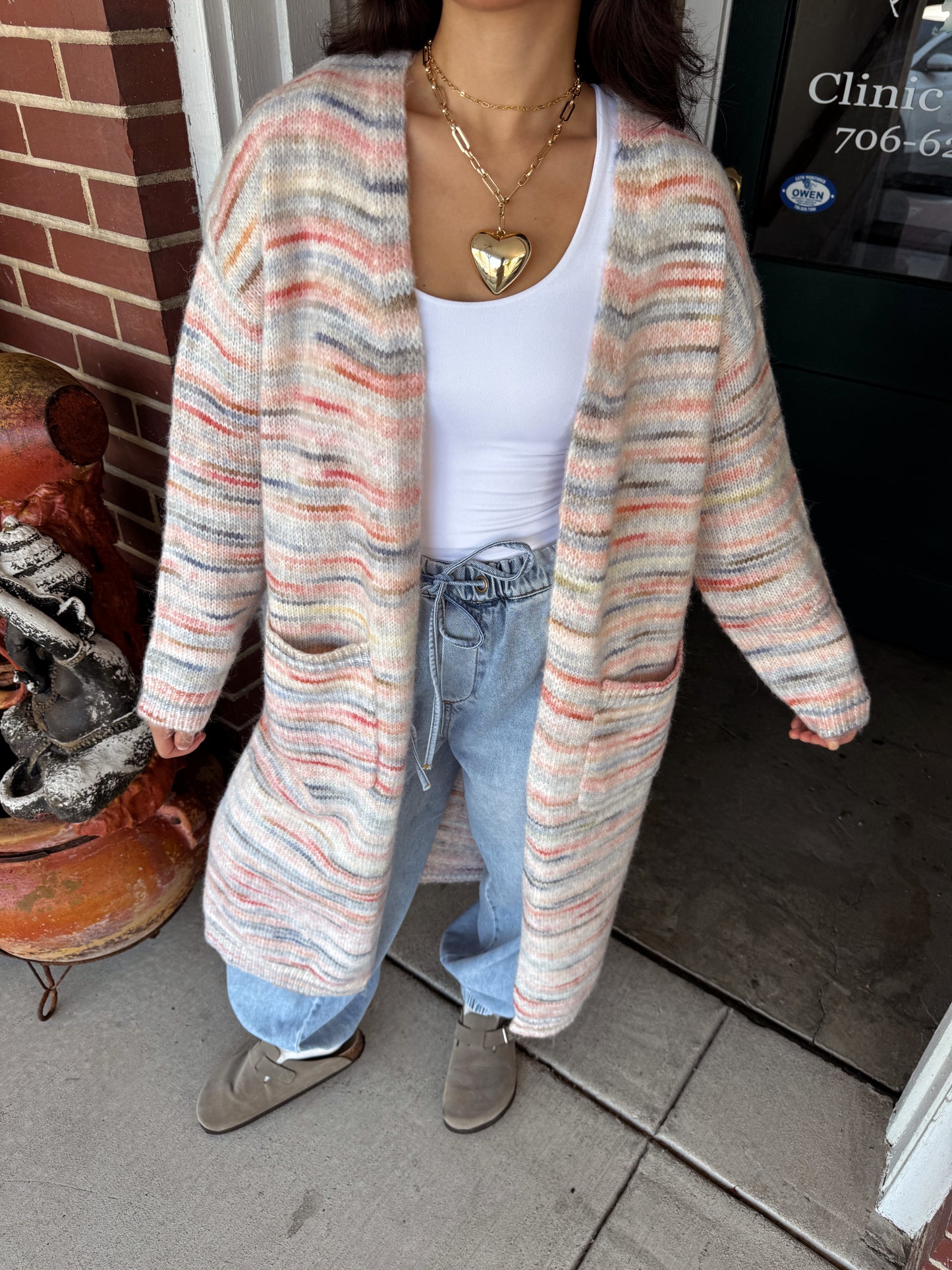 Skittles Open Midi Cardigan