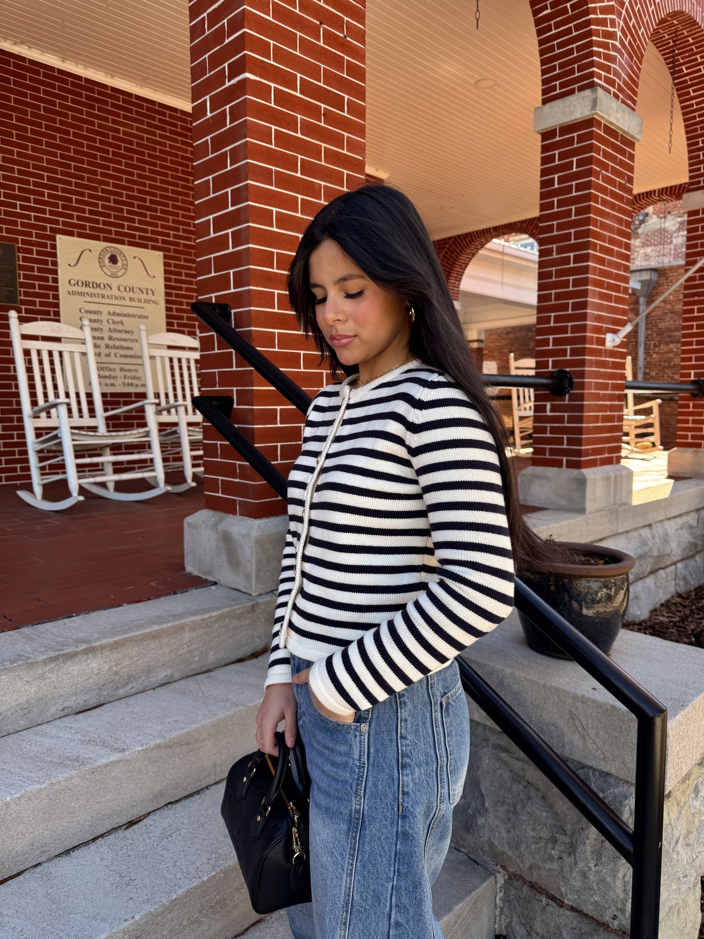 Classy Girl Gold Button Cardigan