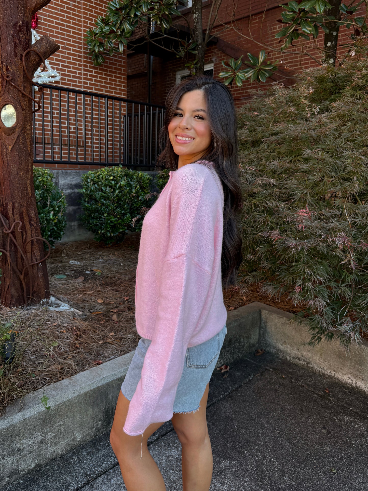 Baby Pink Cardigan