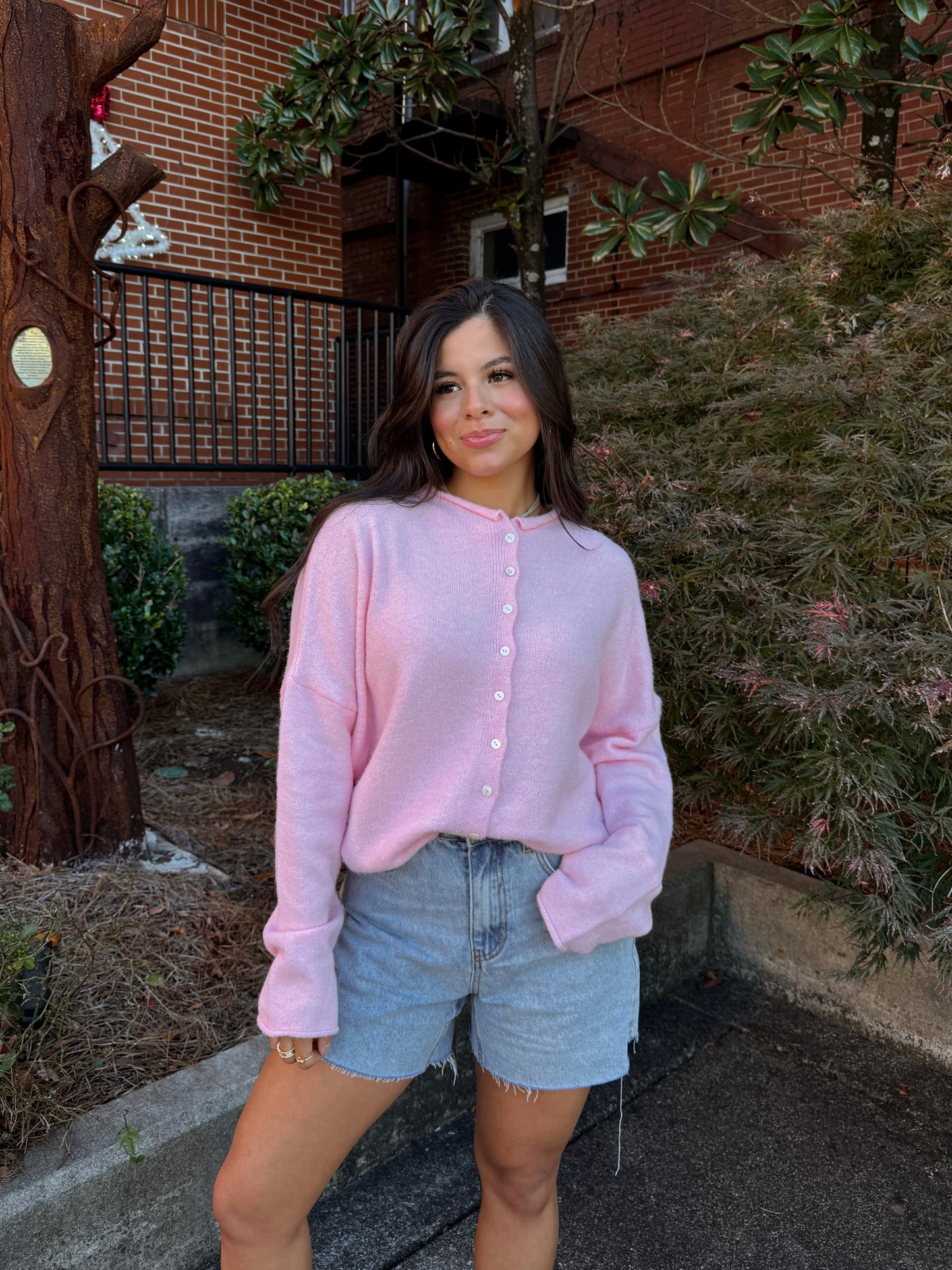 Baby Pink Cardigan