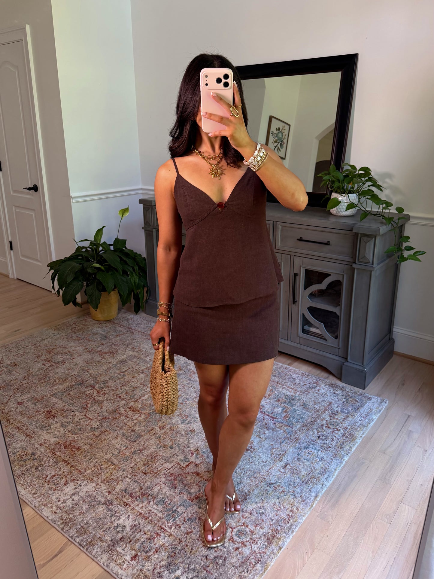 Driftwood Linen Skirt