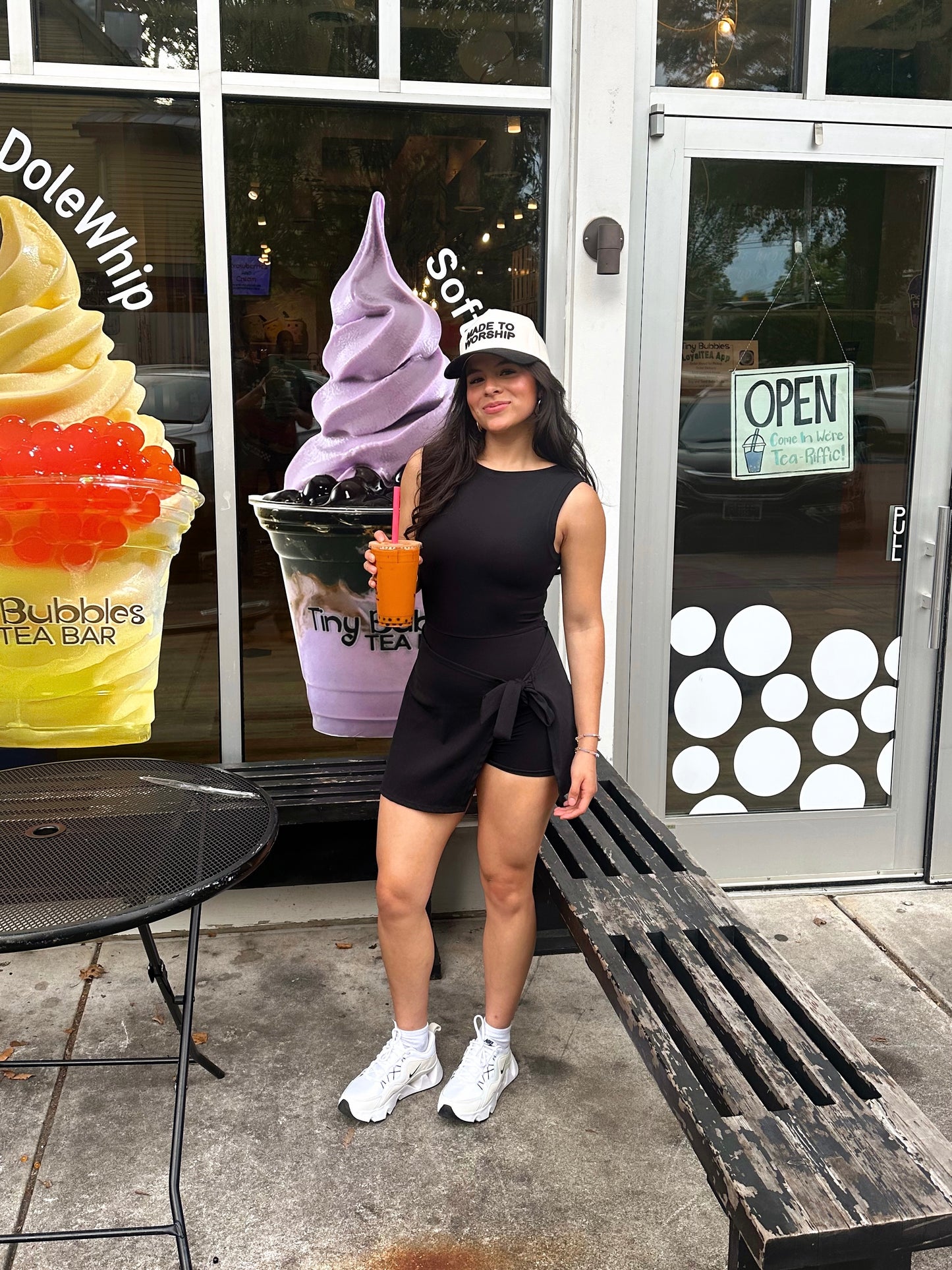 Black Wrap Active Romper