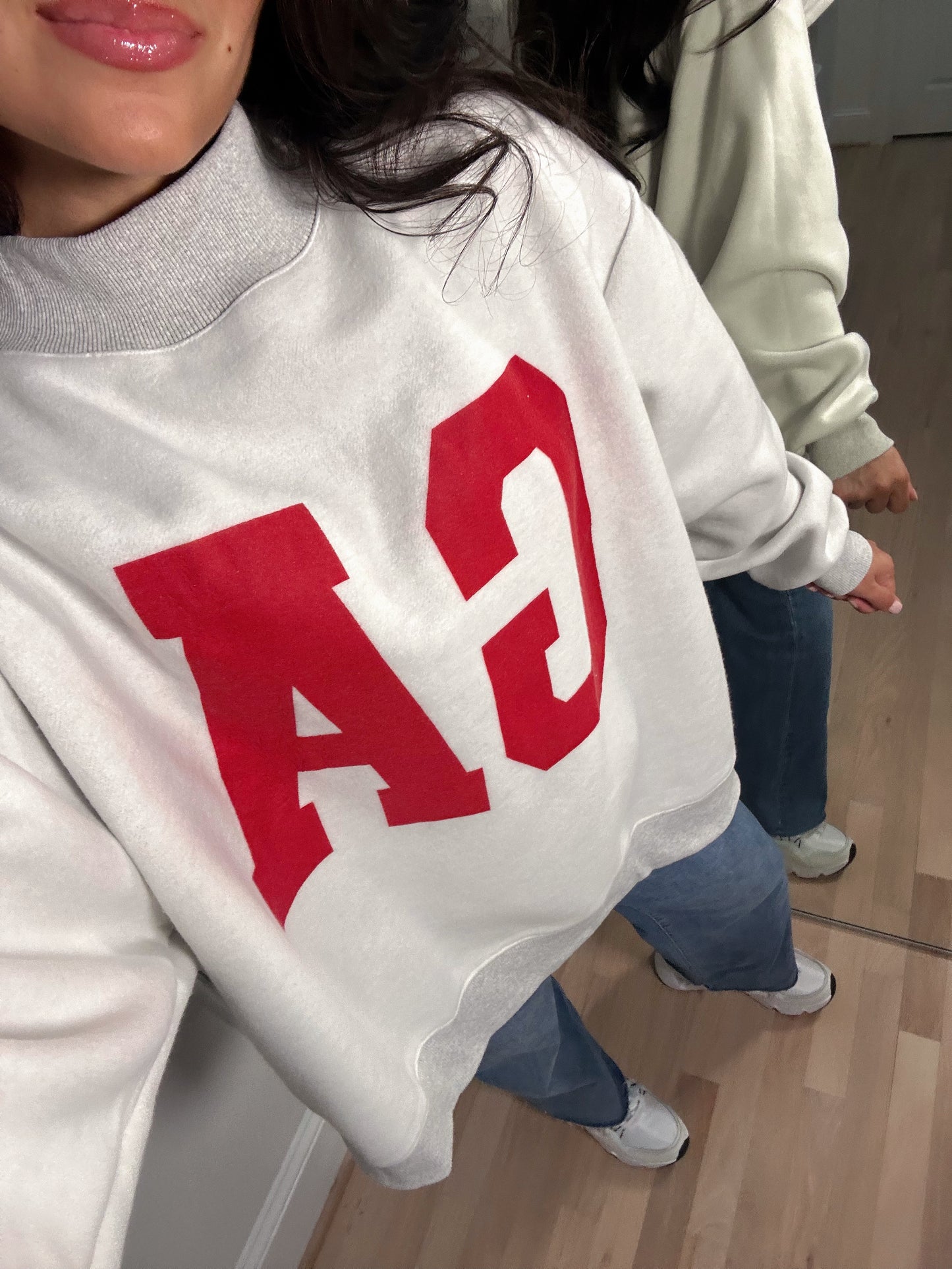 GA Reversible Oversized Mockneck Sweatshirt