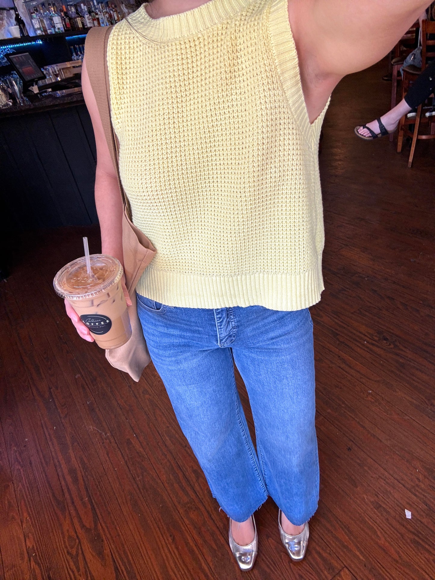 Sunshine Open Back Knit Top