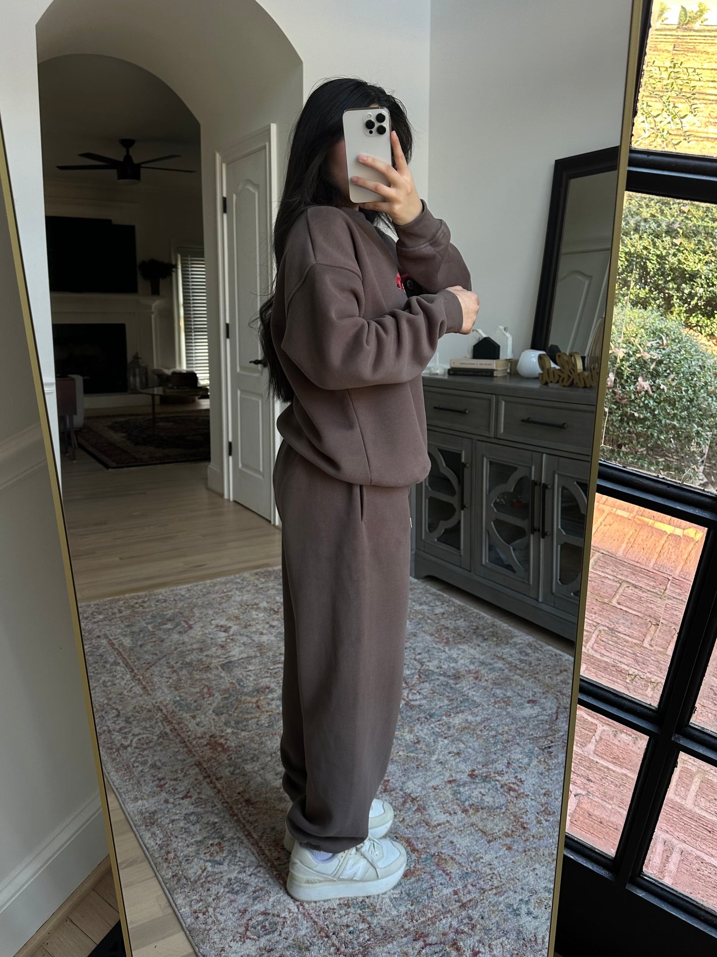Brown Oversized Sweatpants