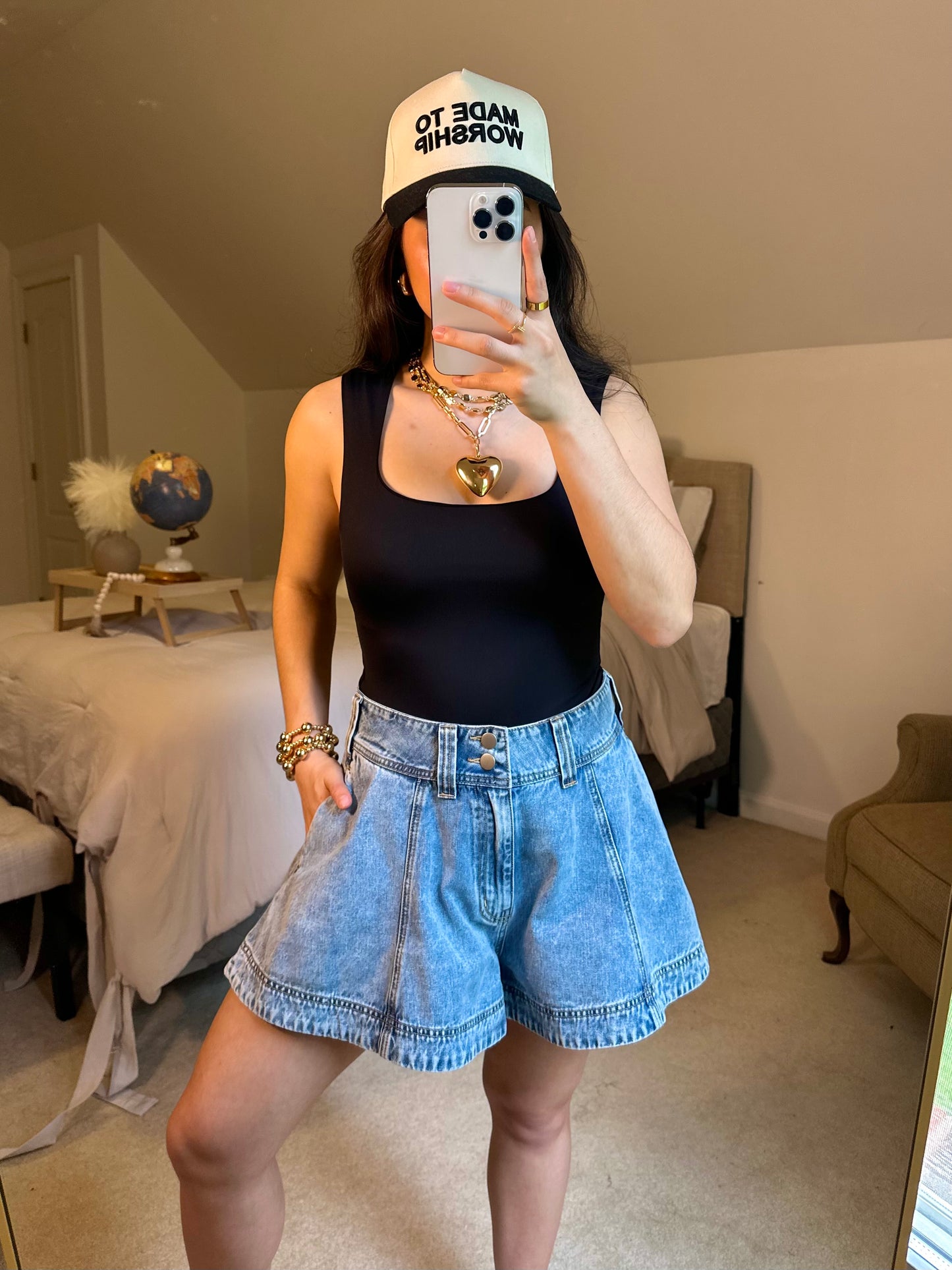 Black Tank Bodysuit