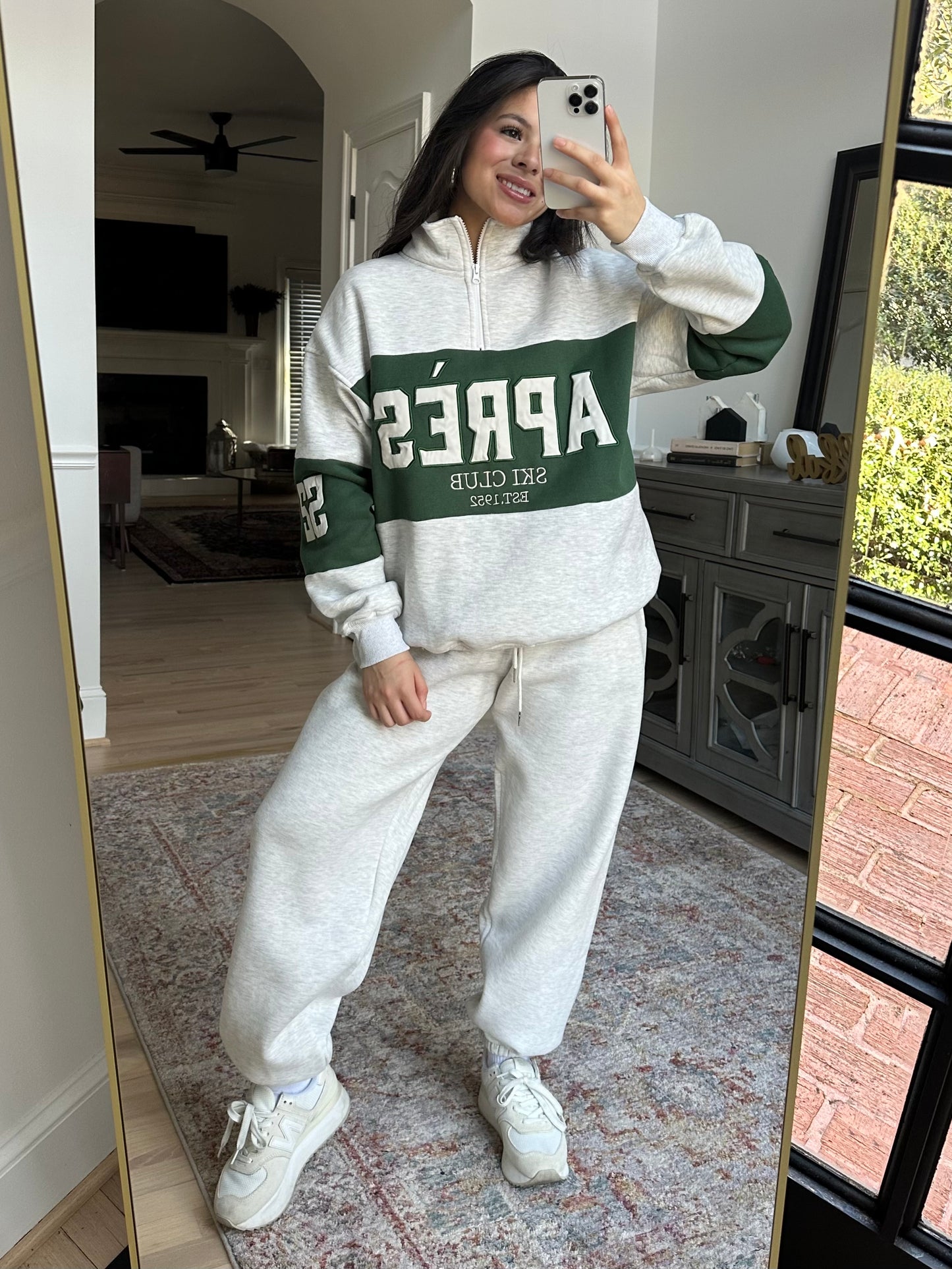 Heather Grey Oversized Sweatpants
