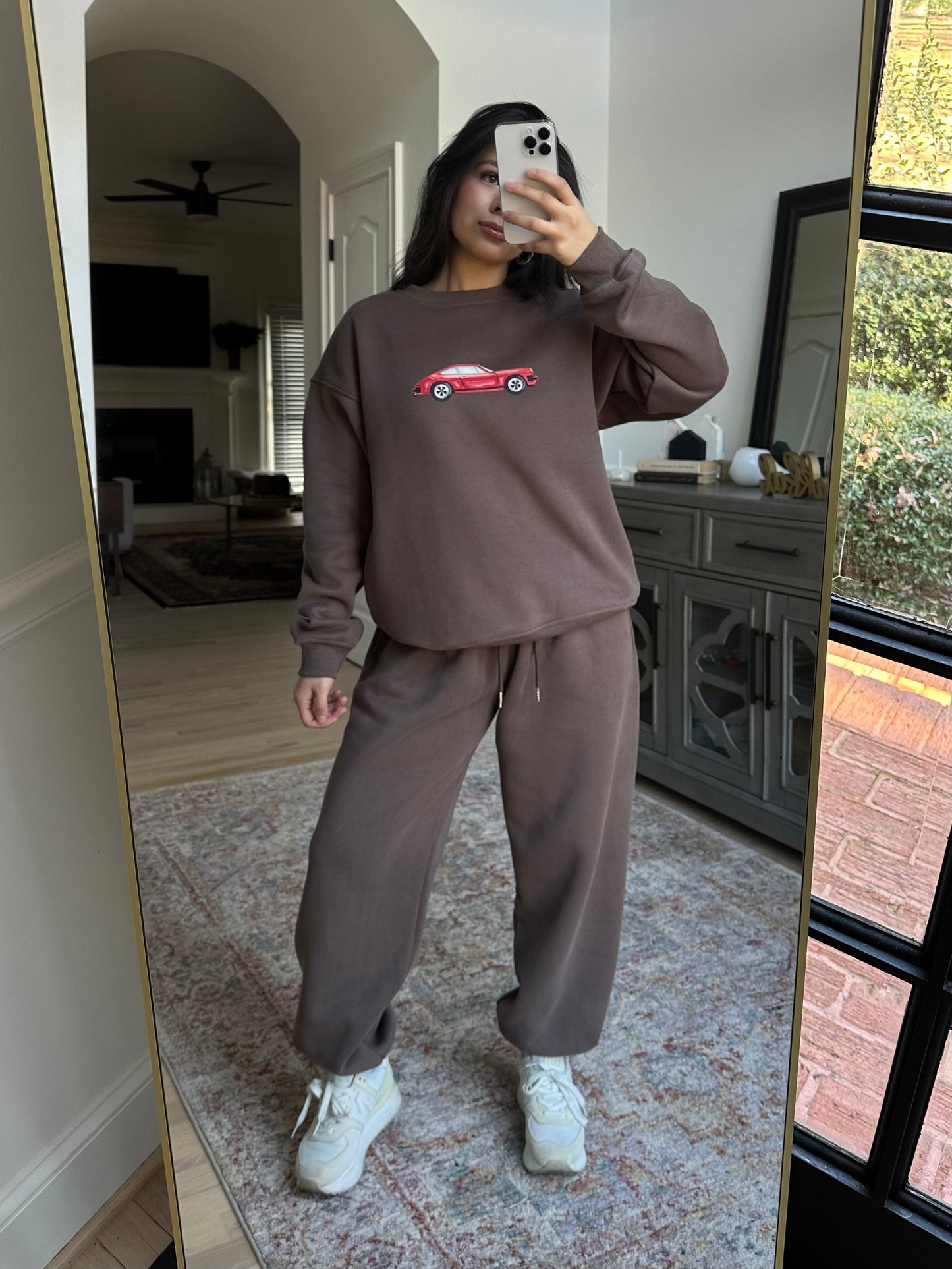Vintage Car Brown Sweatshirt