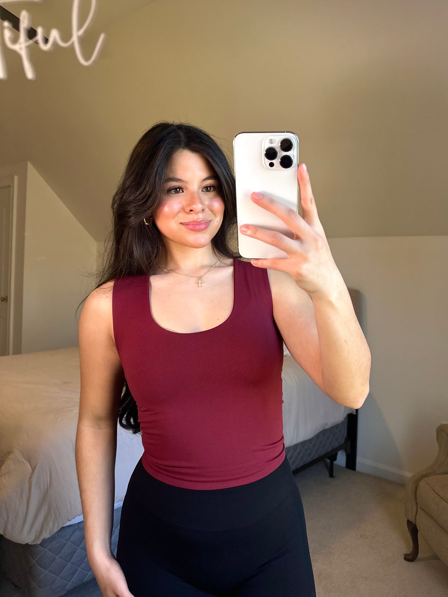 Burgundy Buttery Soft Tank