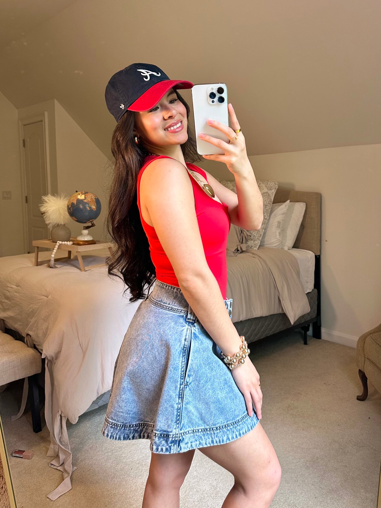 Red Tank Bodysuit