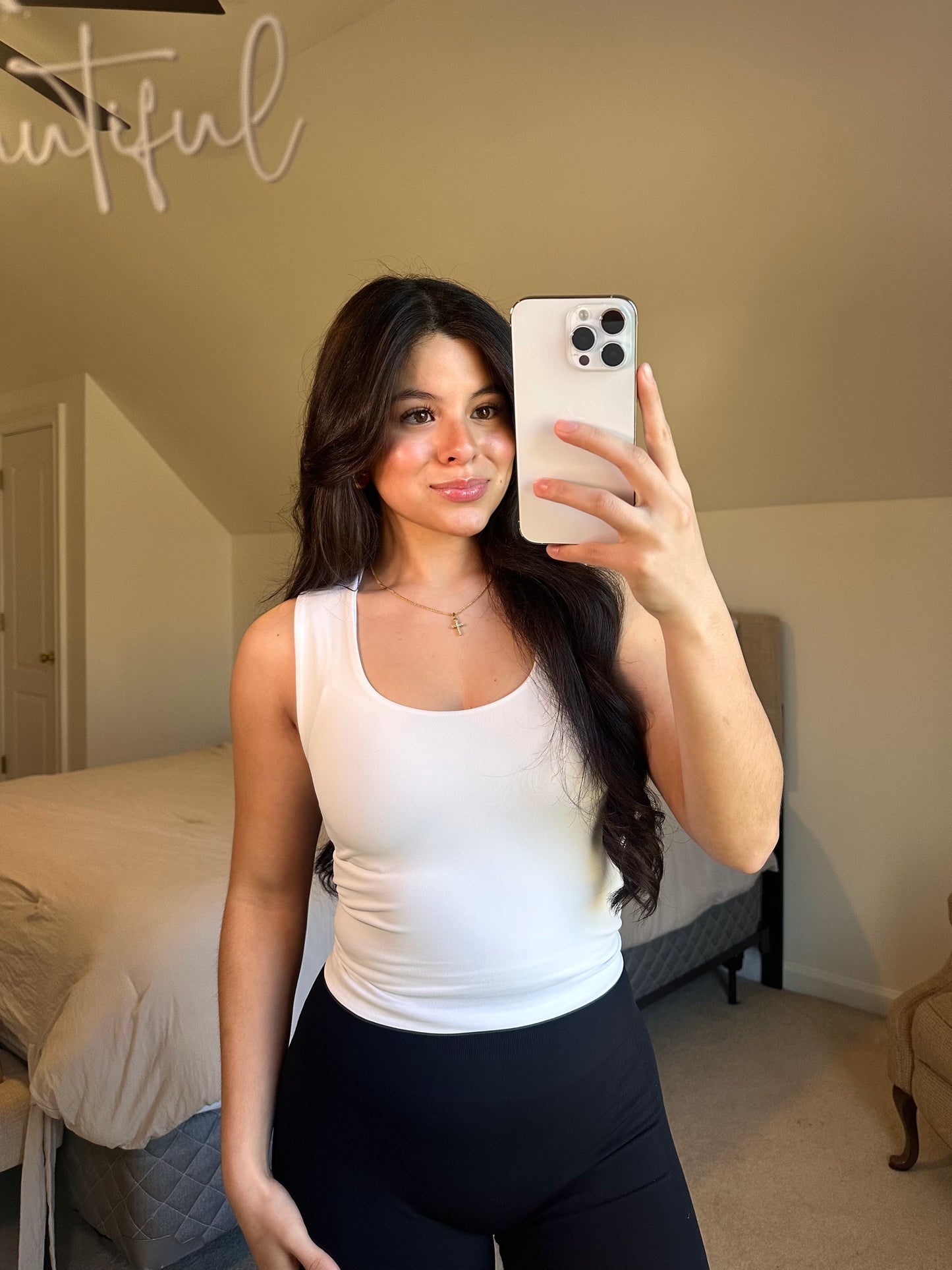 White Buttery Soft Tank