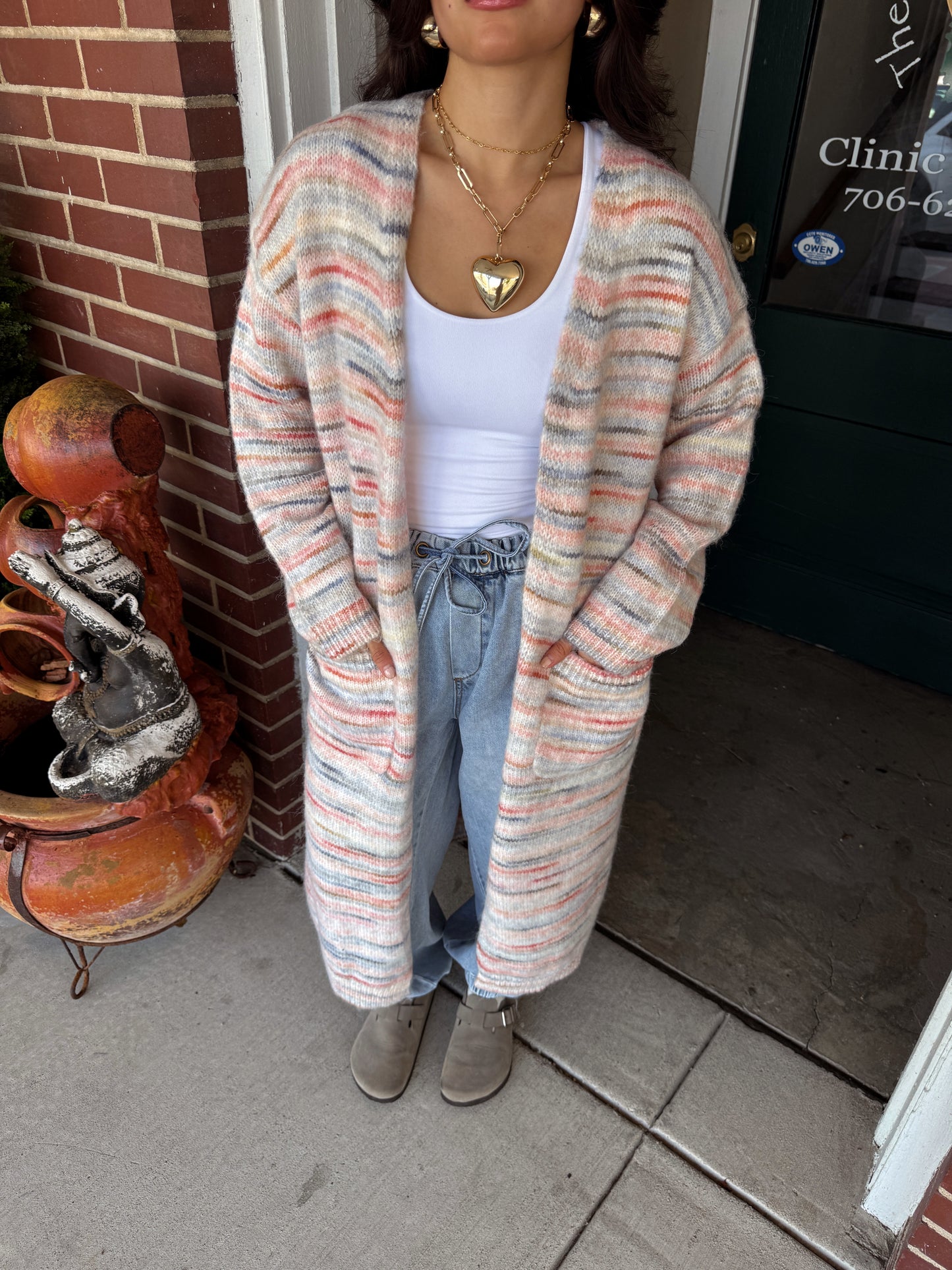 Skittles Open Midi Cardigan