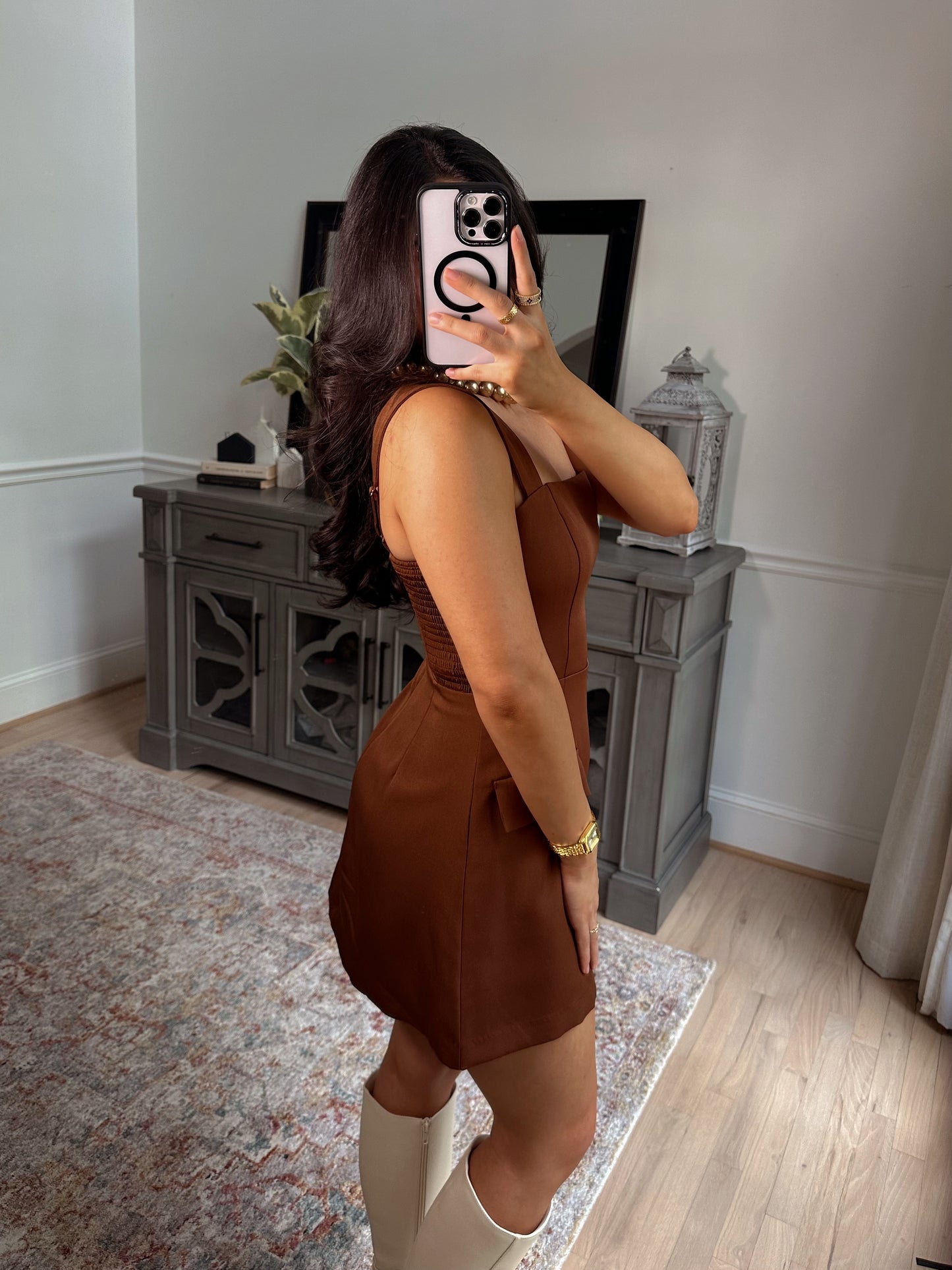 Chestnut Lane Pocket Romper Dress