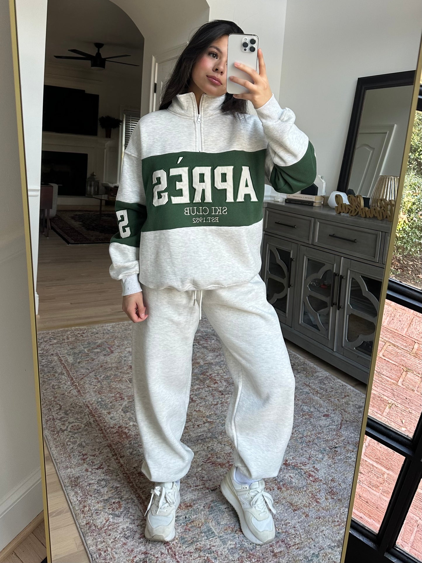 Heather Grey Oversized Sweatpants