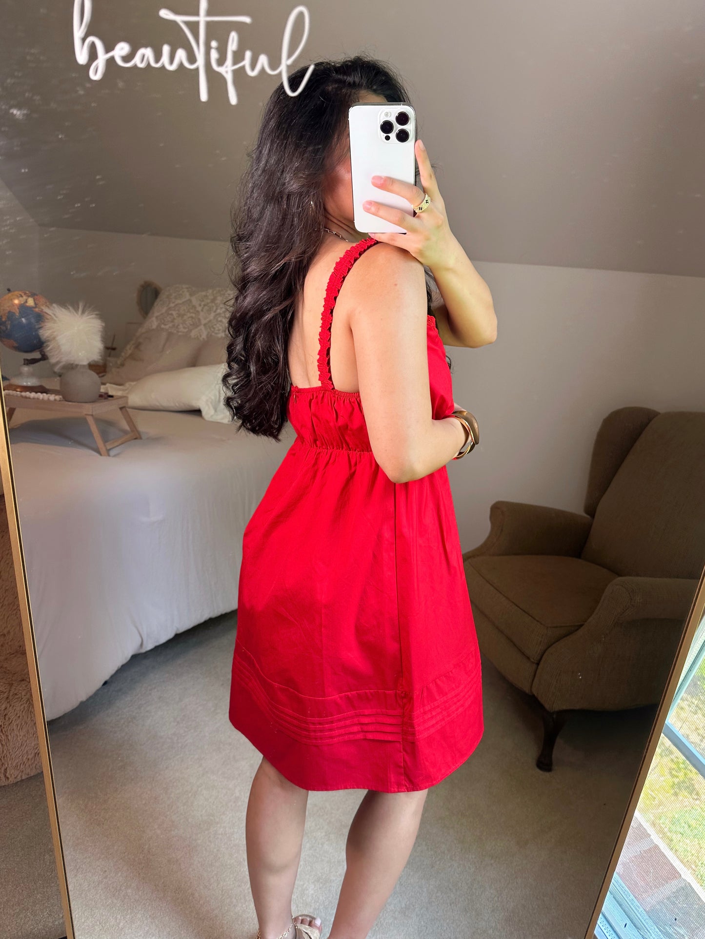Red Babydoll Dress