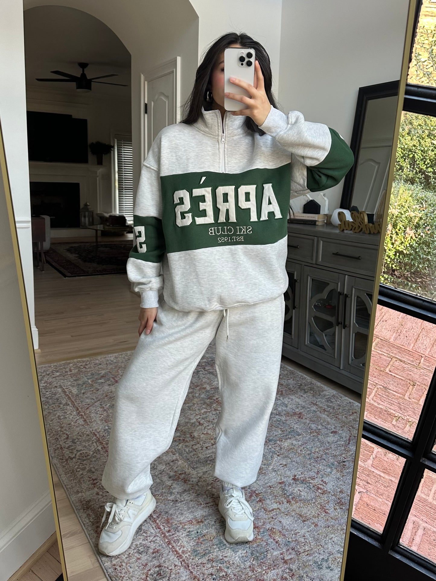 Heather Grey Oversized Sweatpants