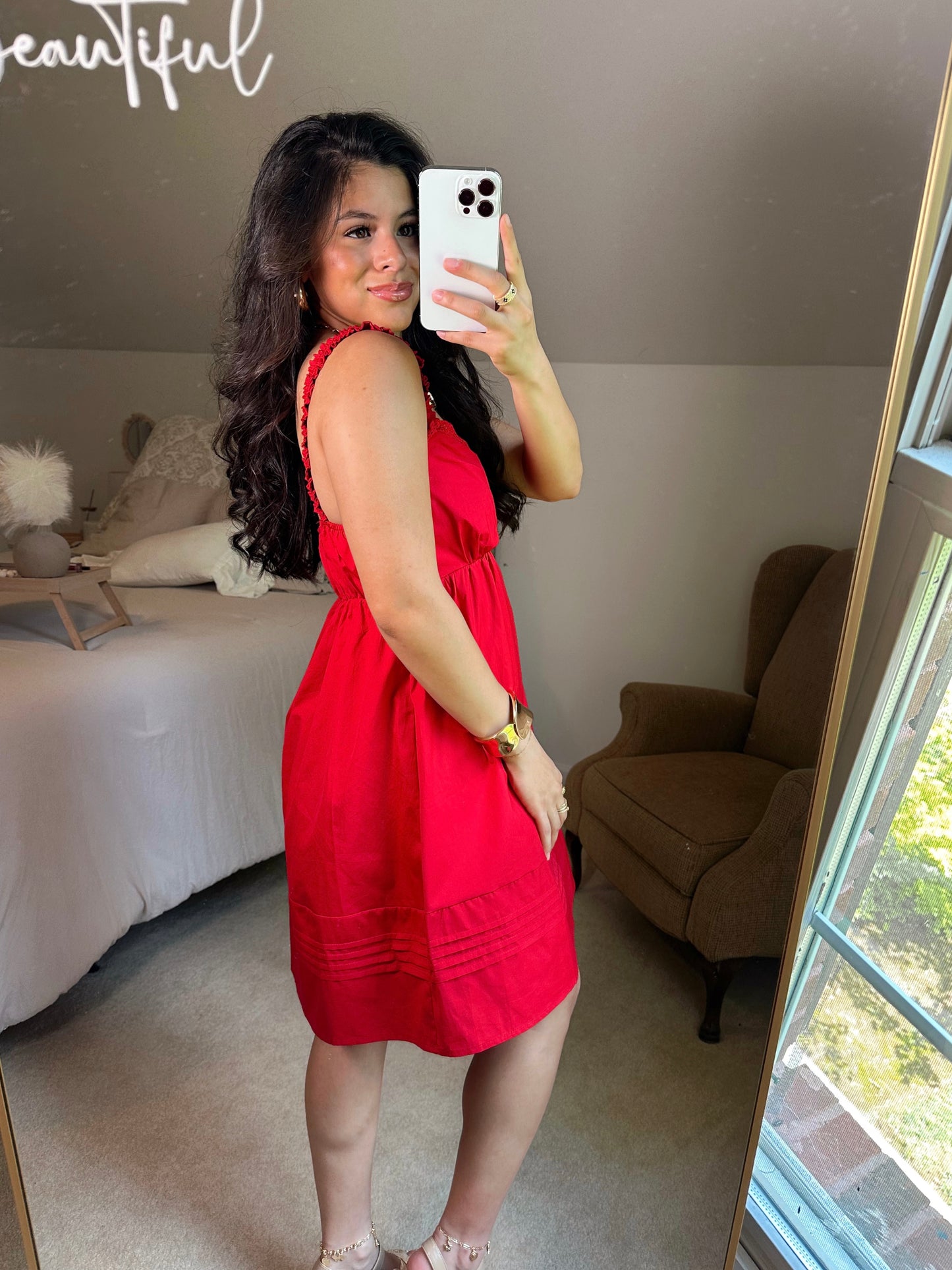 Red Babydoll Dress