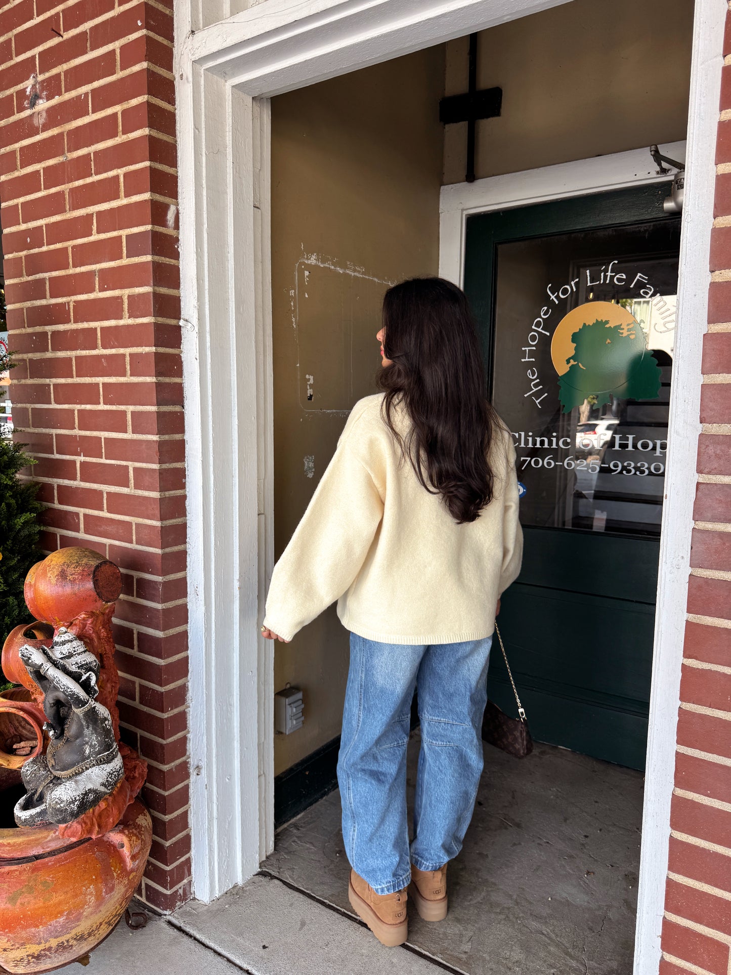 Butter Yellow Oversized Button Up Cardigan