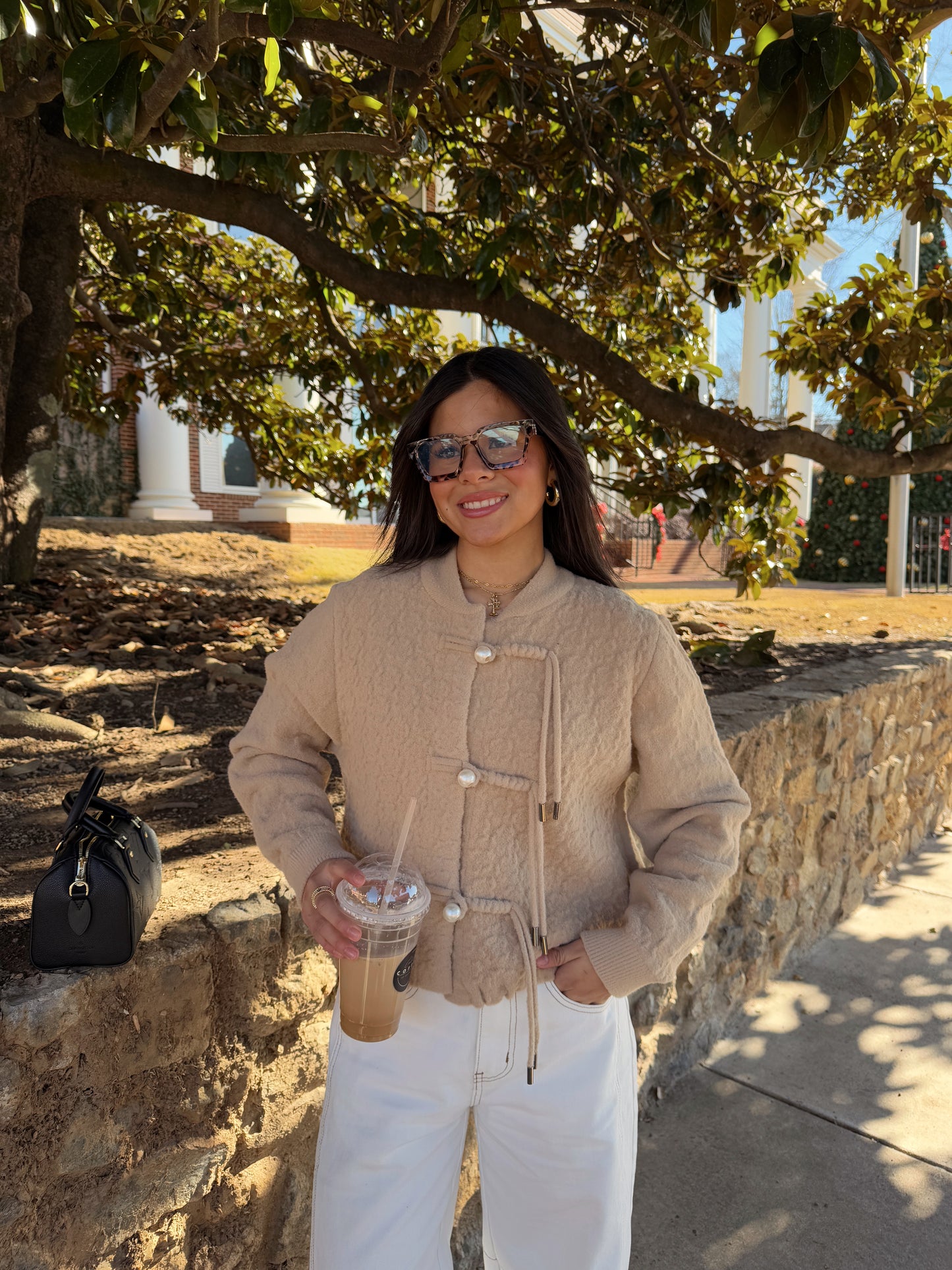 Gingerbread Pearl Heavy Sweater