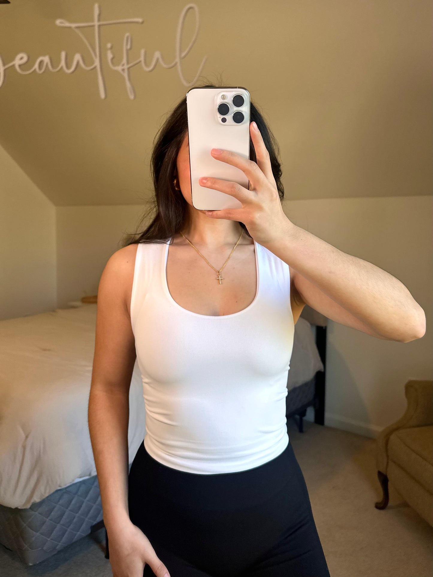 White Buttery Soft Tank