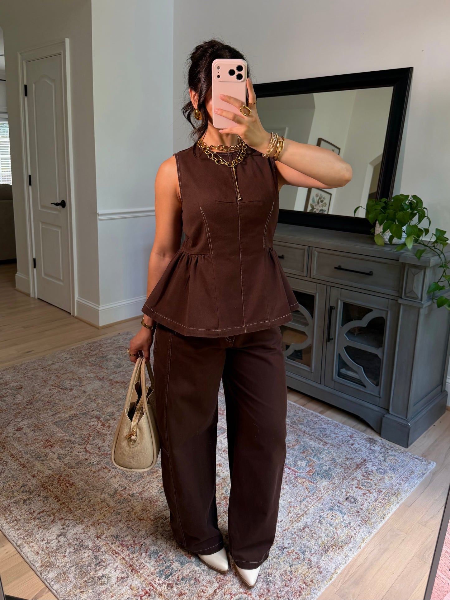 Espresso Date Pants