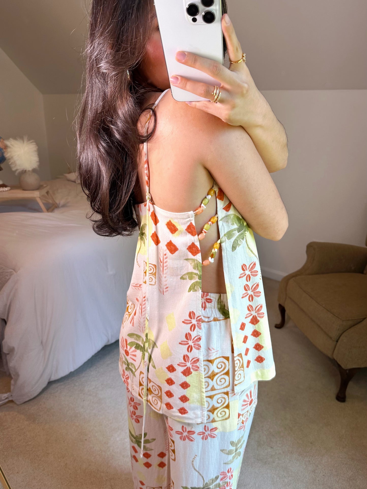 Island Time Printed Top & Pants Set