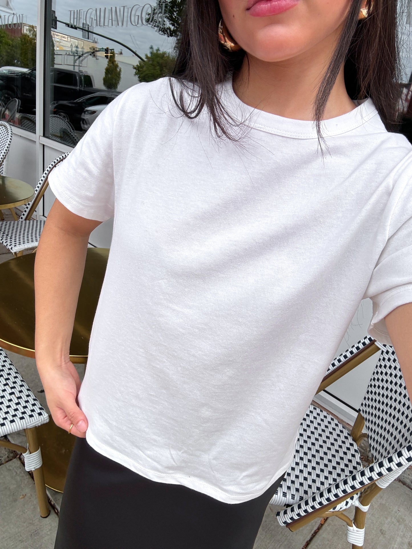 Elevated Basic White Tee