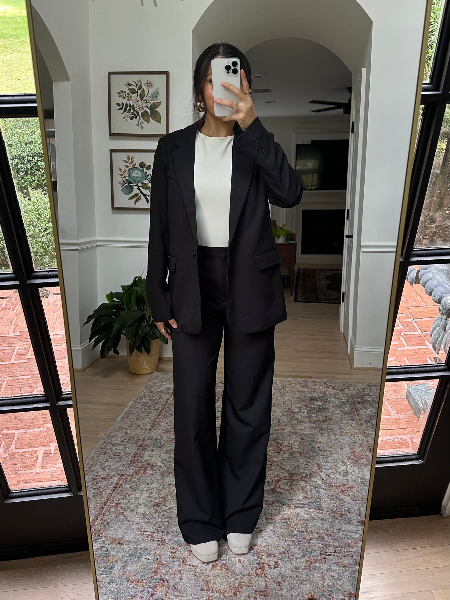 Black Blazer & Trouser Set