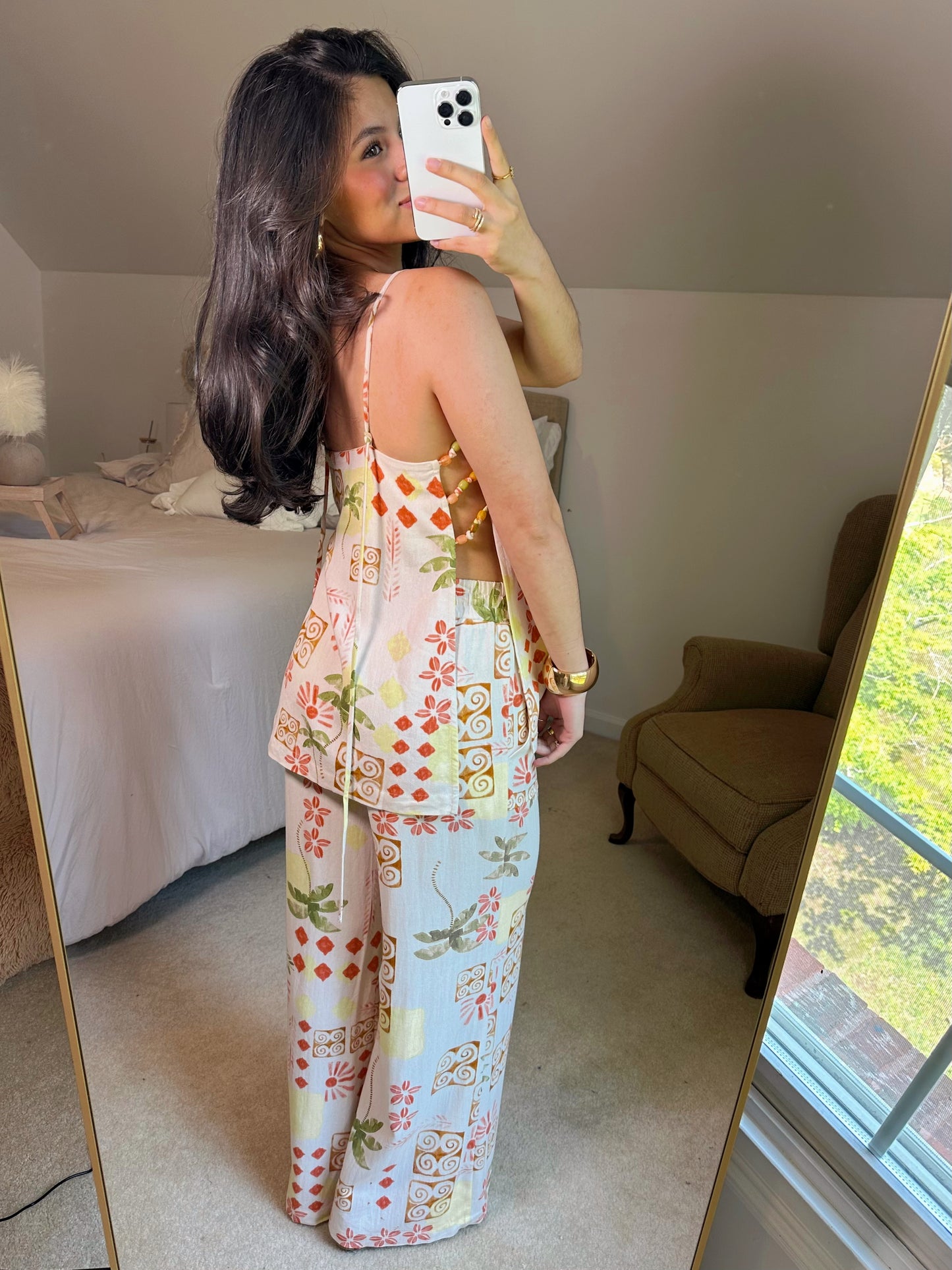 Island Time Printed Top & Pants Set
