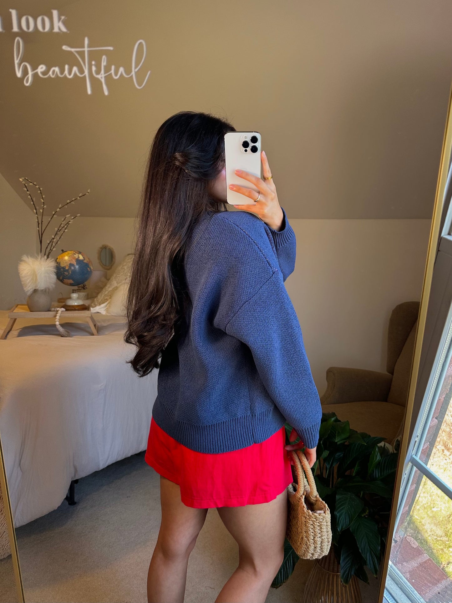Navy Lobster Soft Knit Sweater