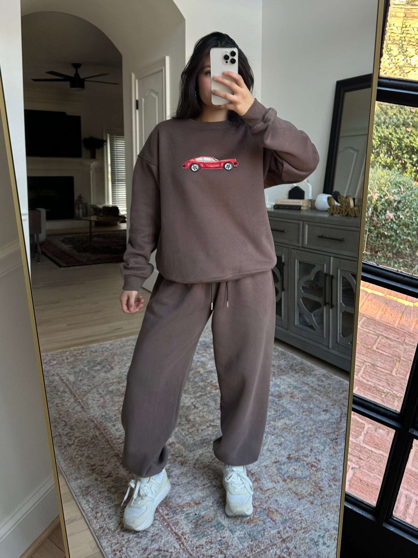 Brown Oversized Sweatpants