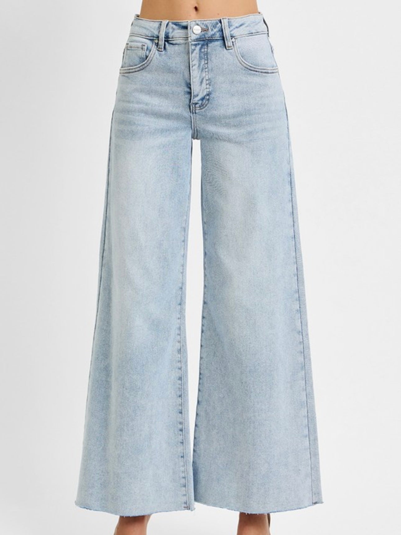 Light Wash Wide Leg Jeans