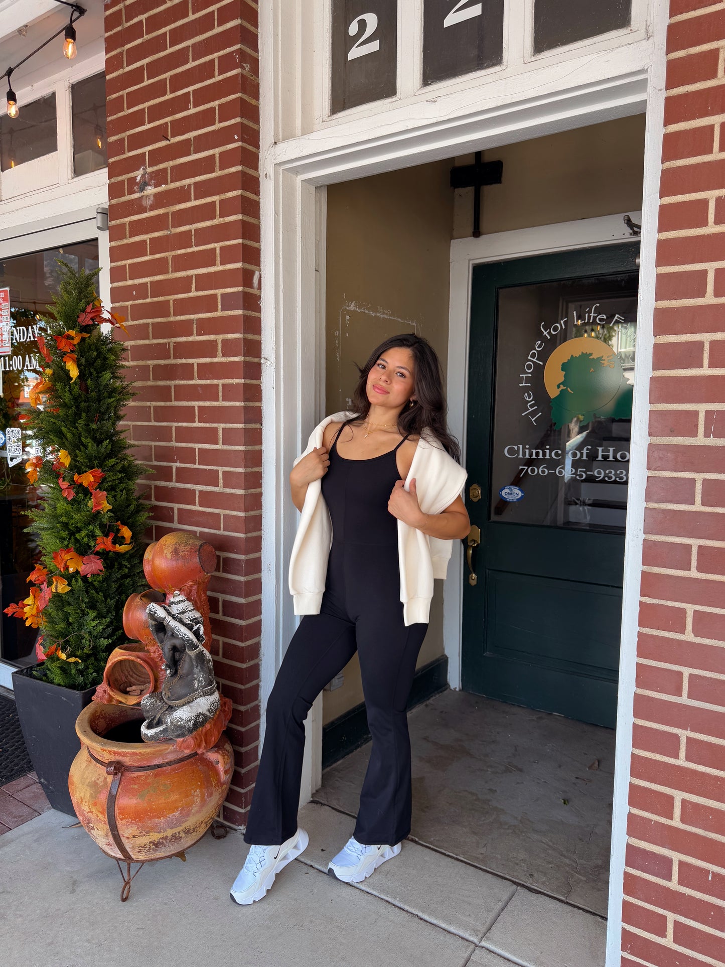 Black Butter Soft Flare Jumpsuit