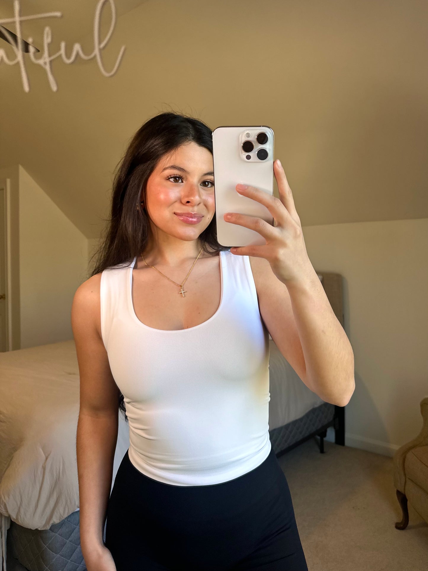 White Buttery Soft Tank