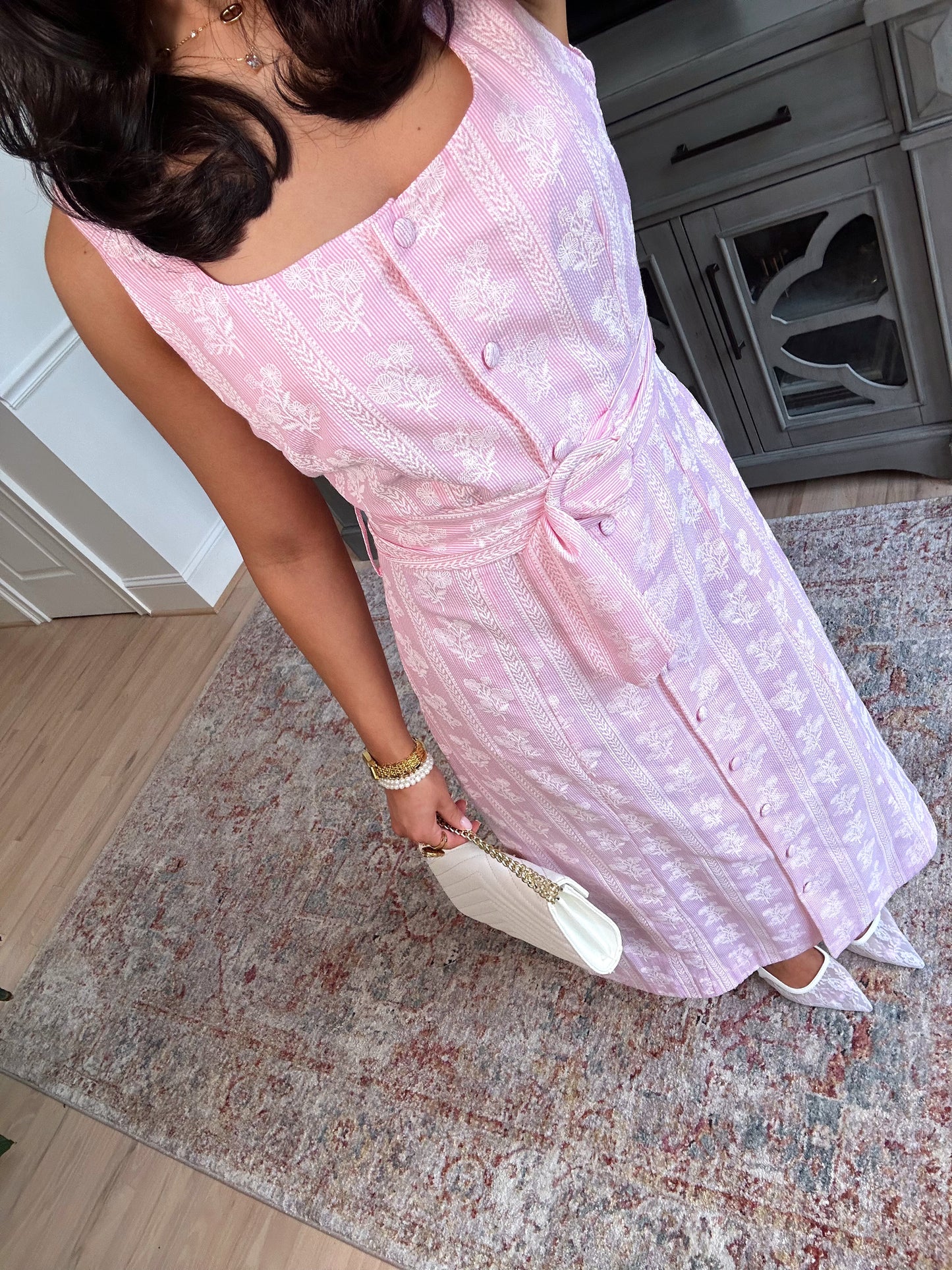 Rosalie Belted Midi Dress